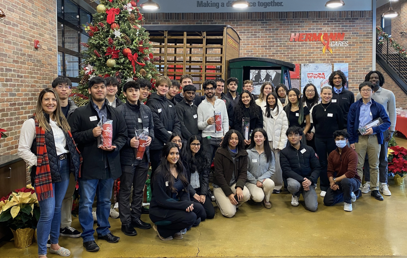 RUSCA members at a corporate event